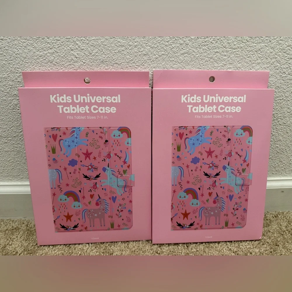 Pink Unicorn Kids Tablet Case 7-11inches